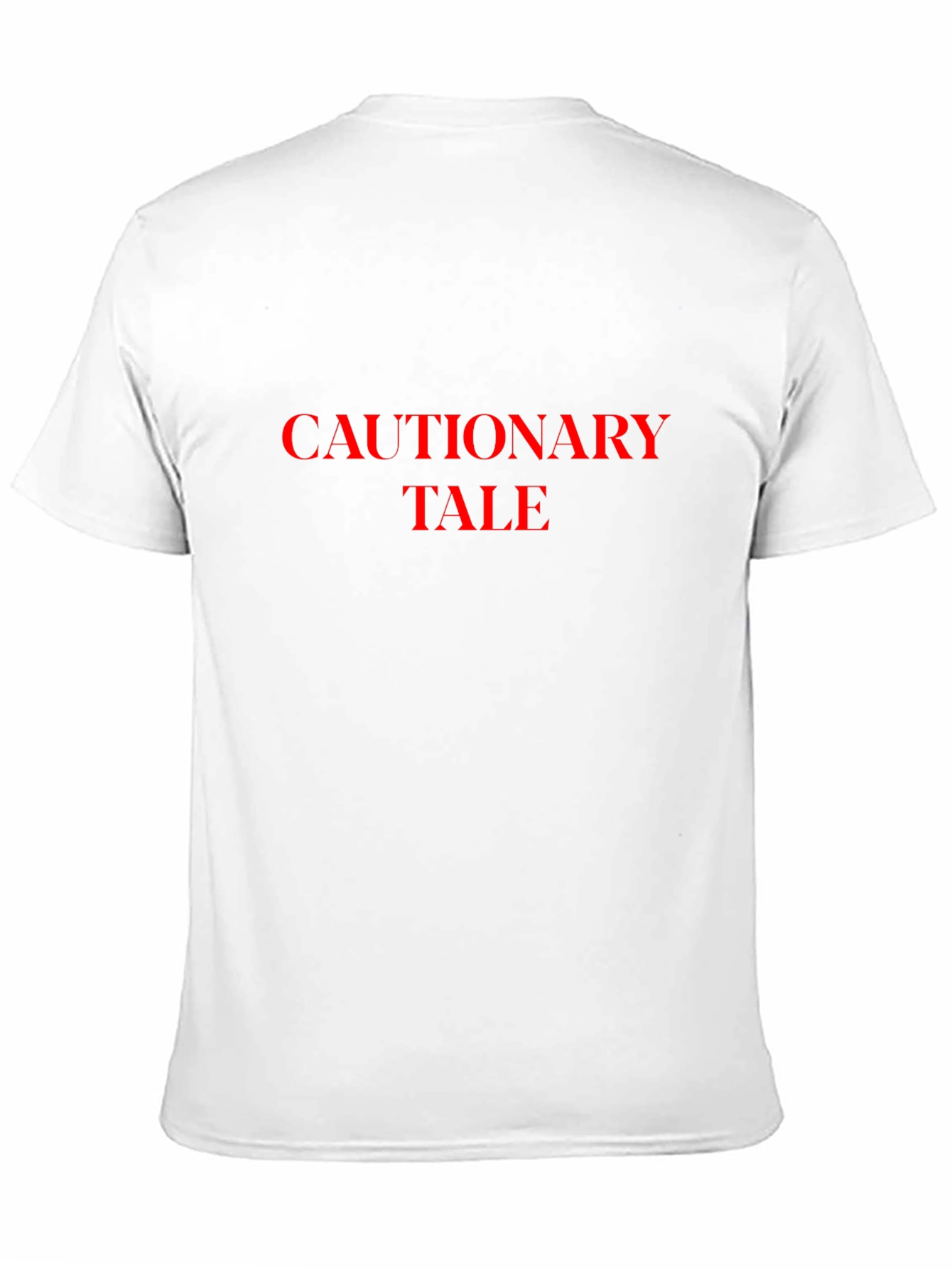 Cautionary Tale Black Graphic T-Shirt