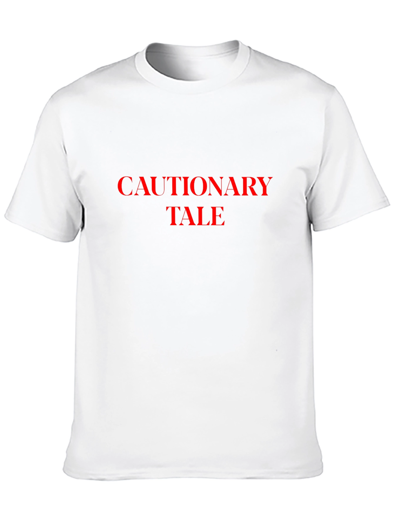 Cautionary Tale Black Graphic T-Shirt