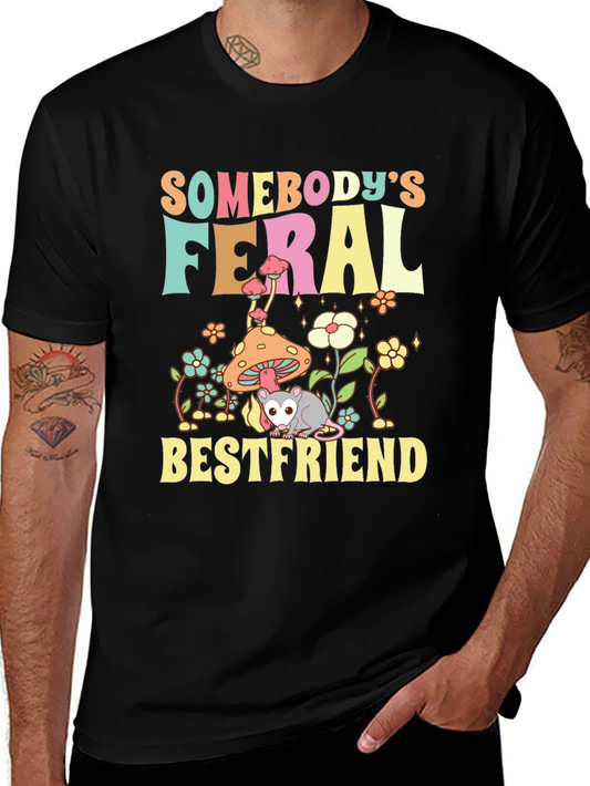 Feral Bestfriend Graphic Tee