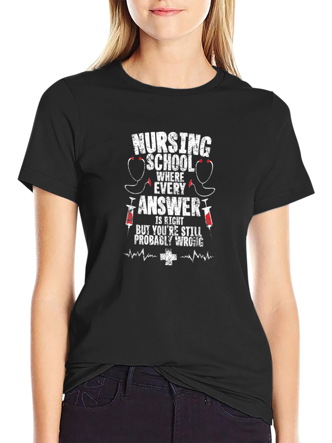 Nursing School T-Shirt - Funny Nurse Student Tee
