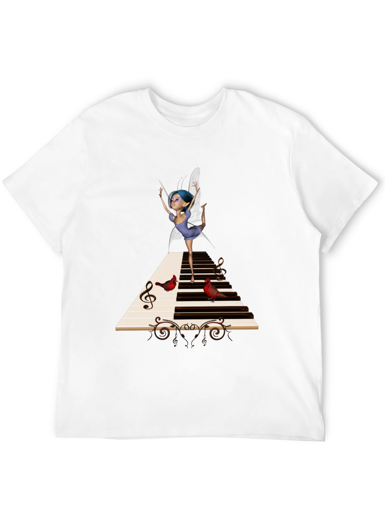 Musical Fairy Black T-Shirt