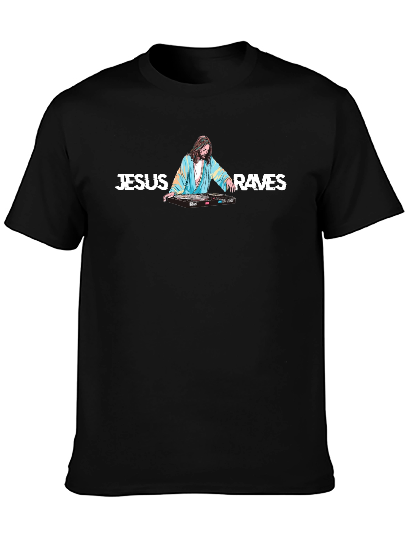 Jesus Raves Graphic T-Shirt