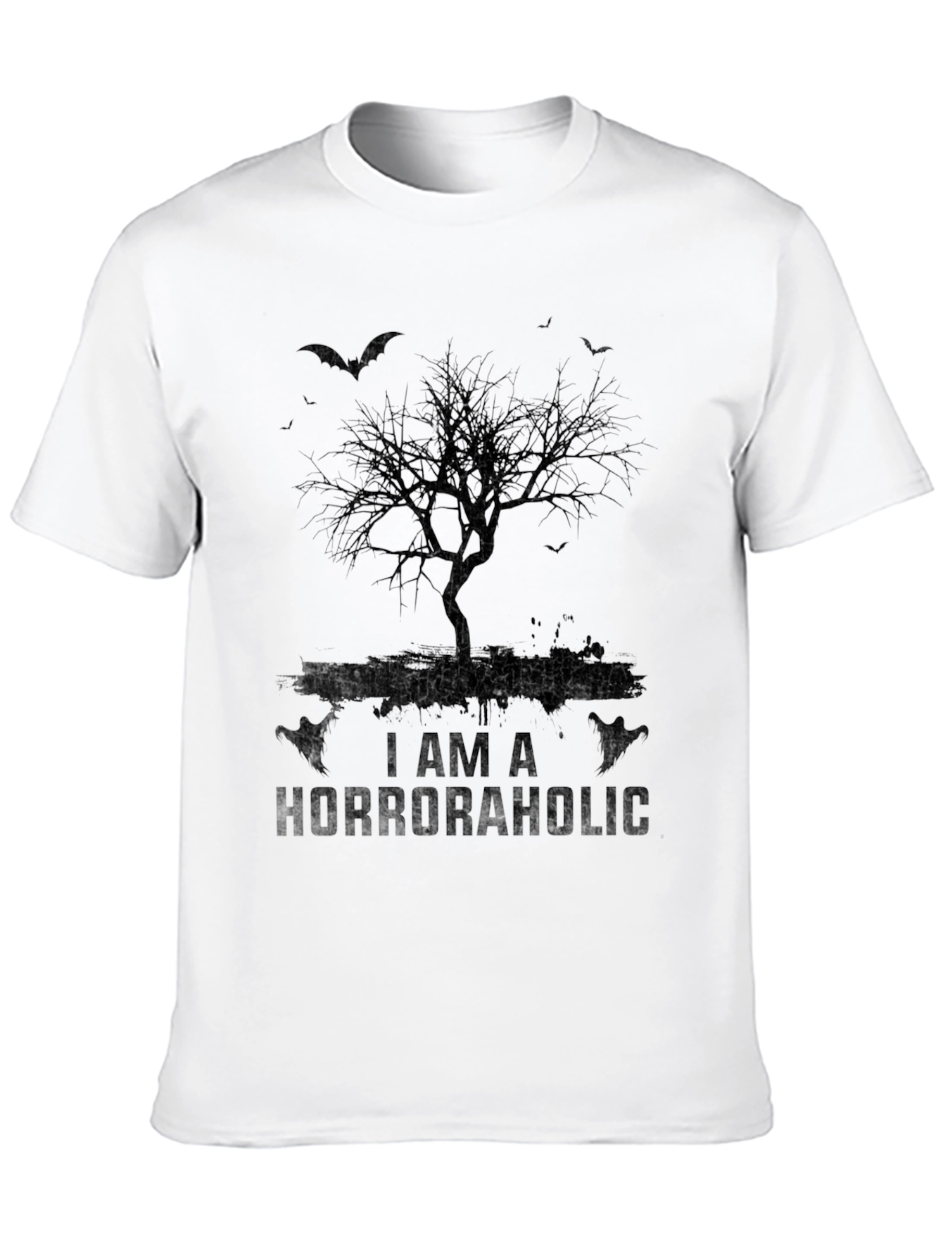 Horroraholic Tree T-Shirt - Halloween Graphic Tee