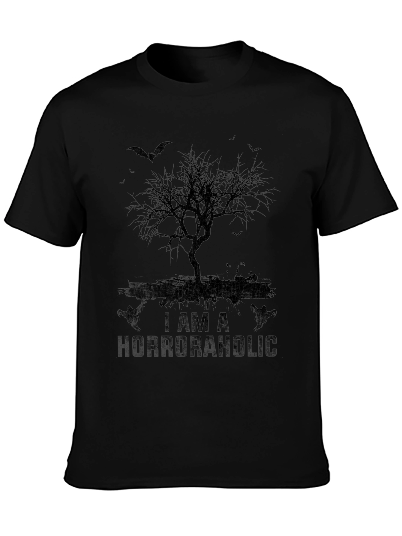 Horroraholic Tree T-Shirt - Halloween Graphic Tee