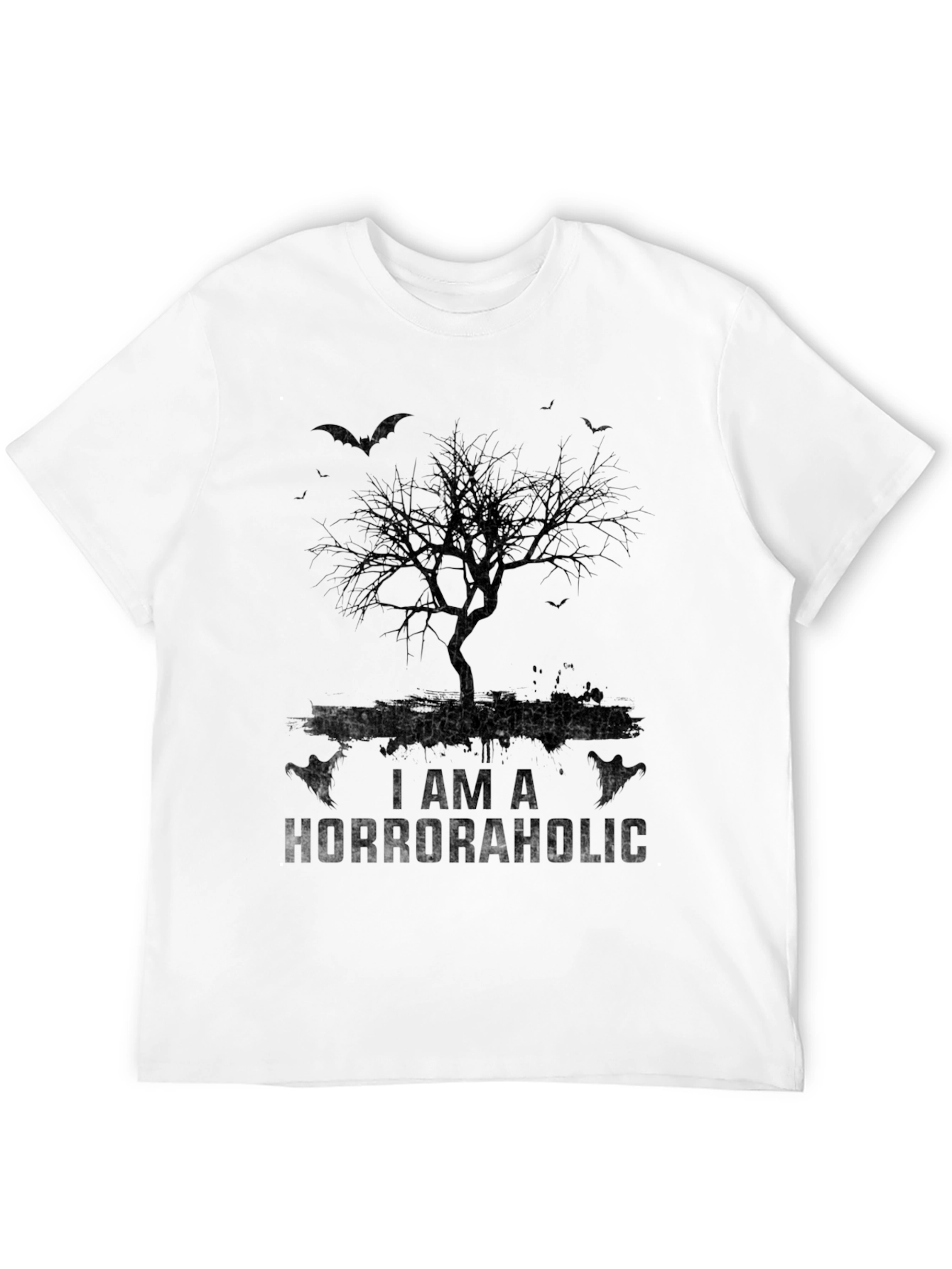 Horroraholic Tree T-Shirt - Halloween Graphic Tee
