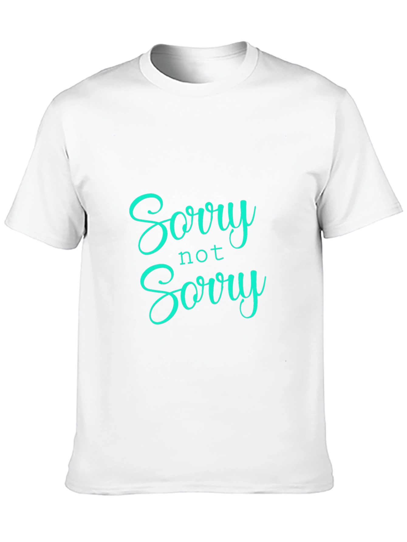 Sorry Not Sorry Black Graphic Tee