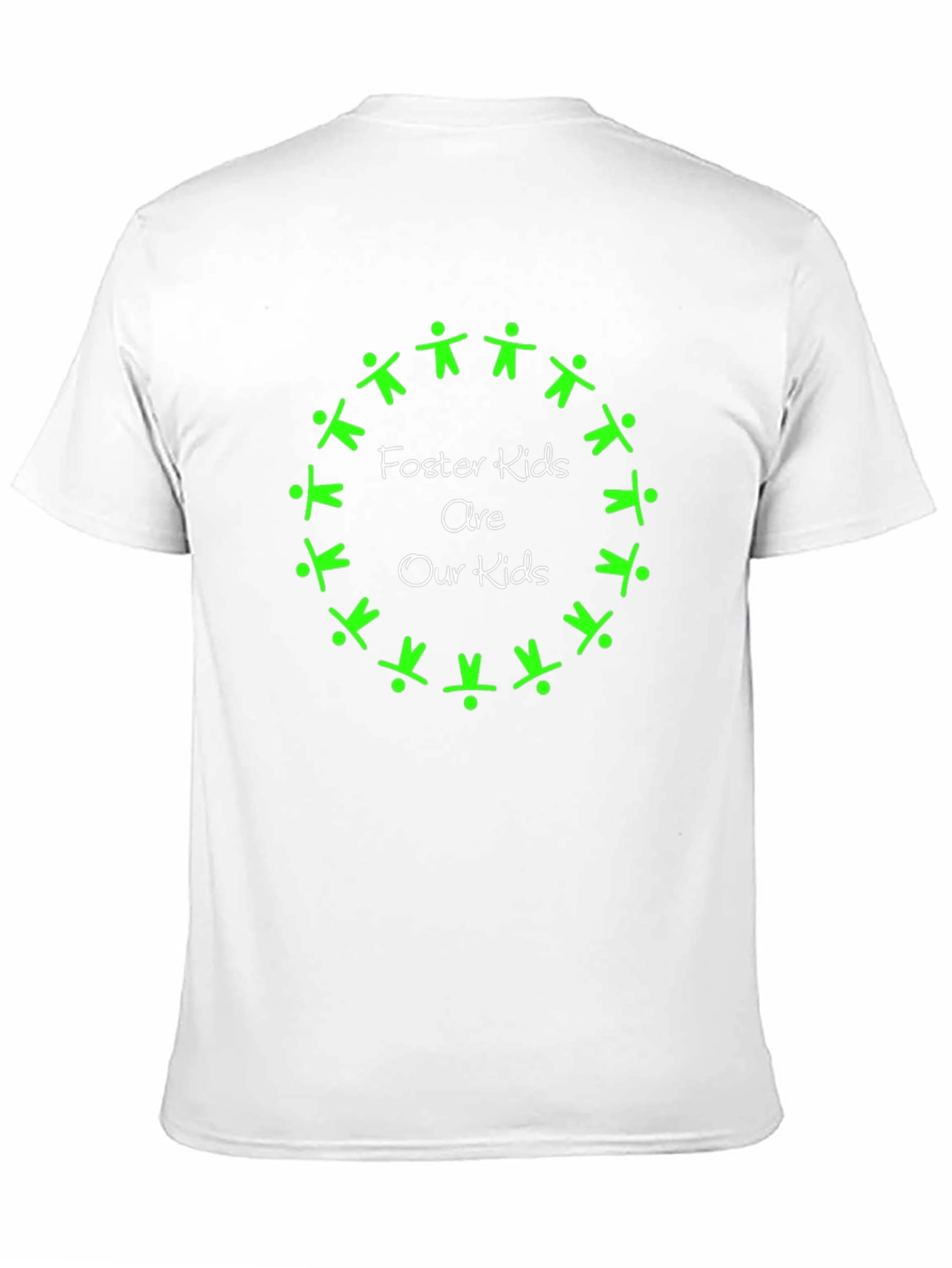 Foster Kids Are Our Kids Black Graphic T-Shirt