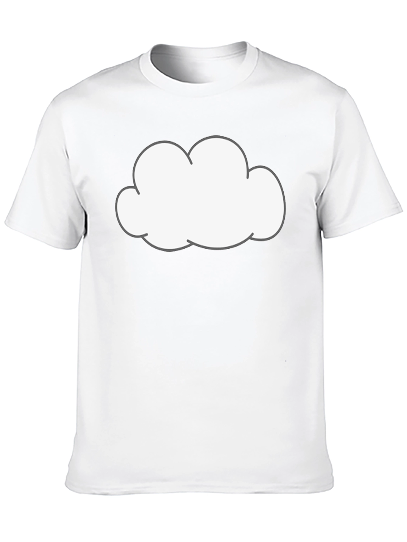 Cloud Graphic Black T-Shirt
