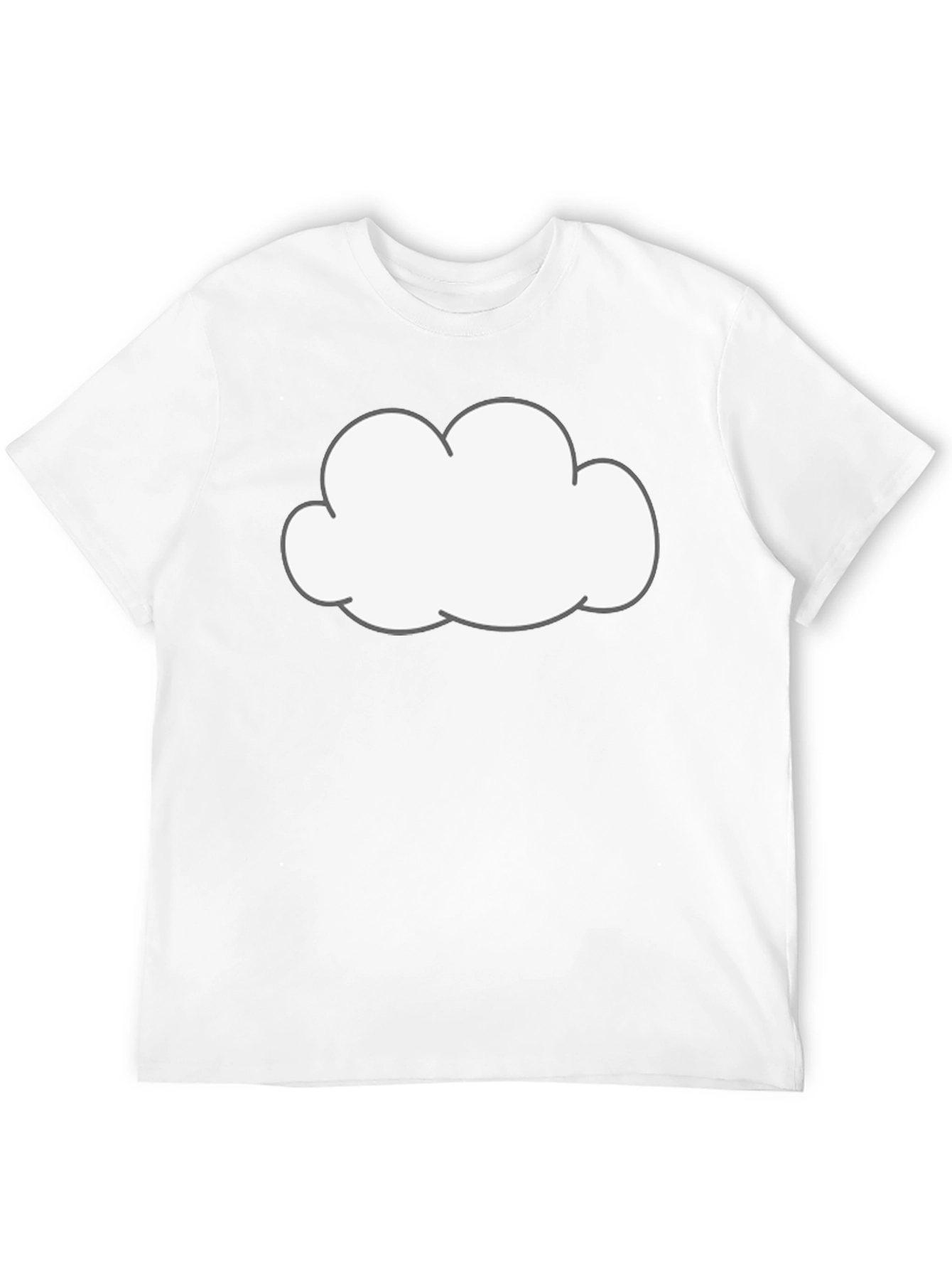 Cloud Graphic Black T-Shirt