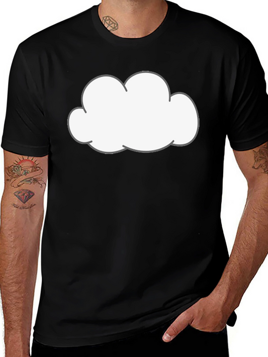 Cloud Graphic Black T-Shirt