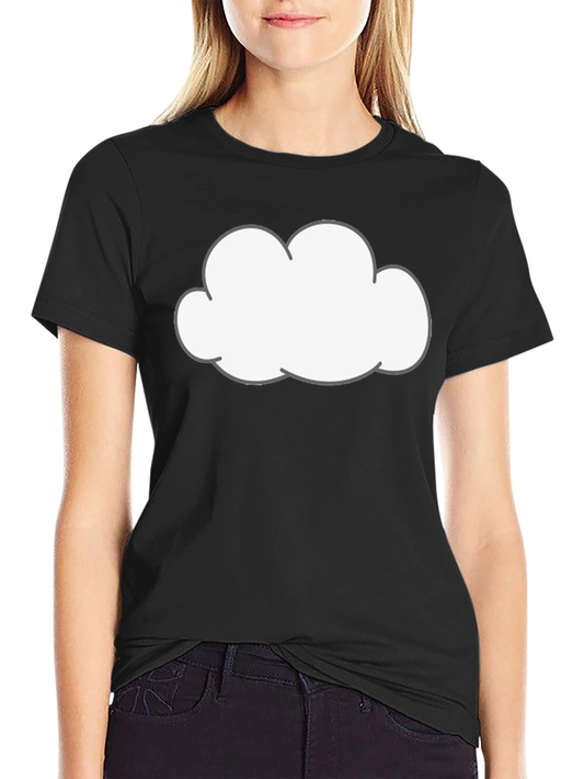 Cloud Graphic Black T-Shirt