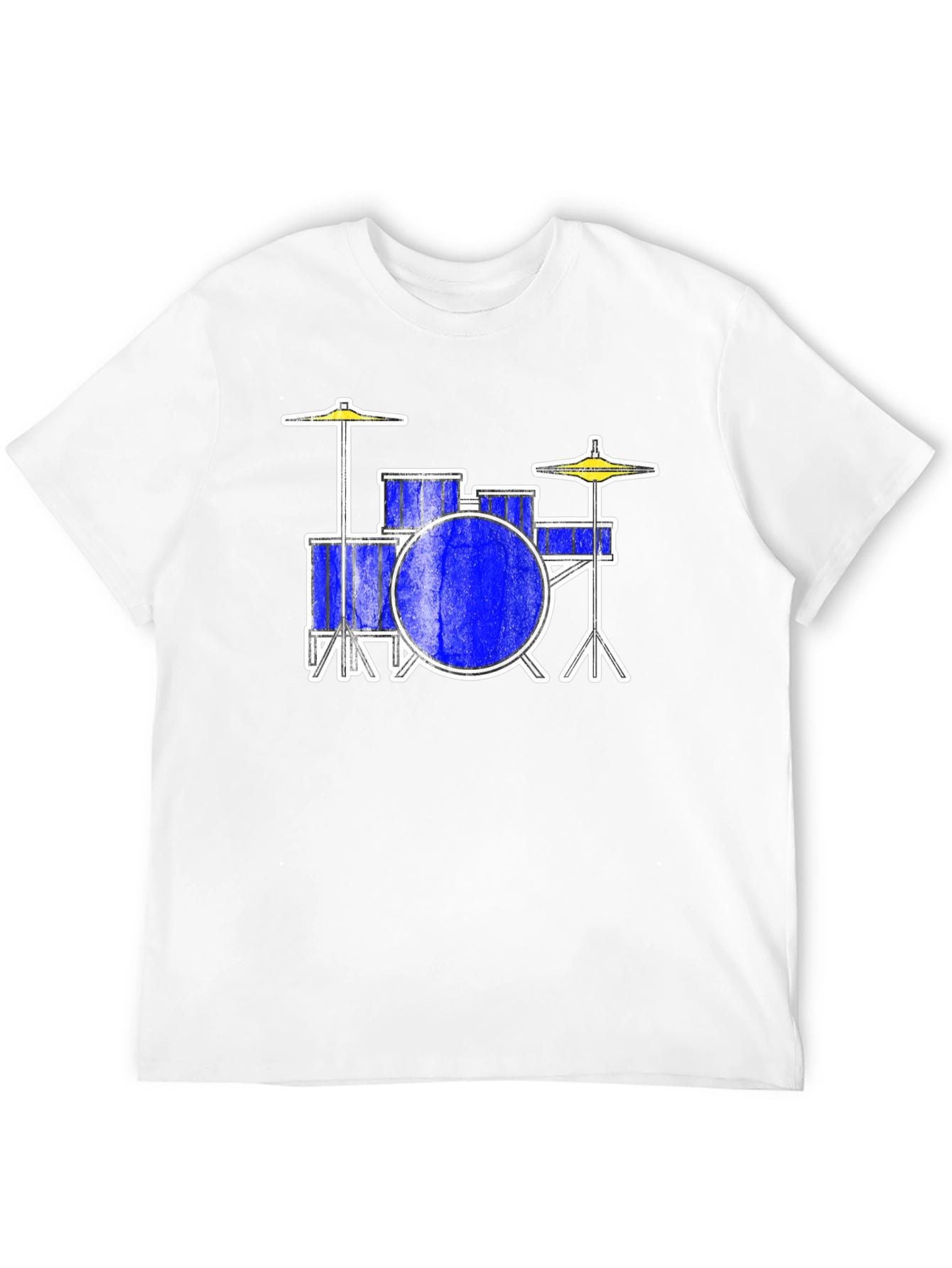 Drum Set Graphic Tee - Rock and Roll Style