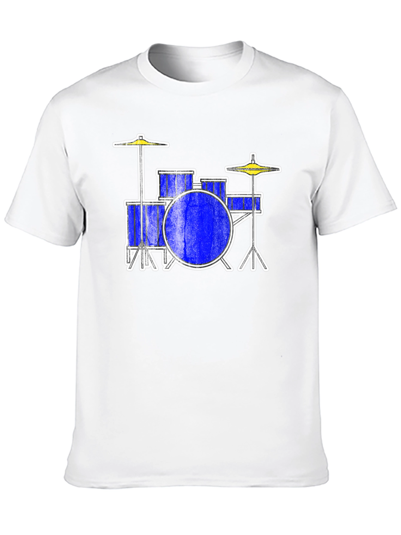 Drum Set Graphic Tee - Rock and Roll Style