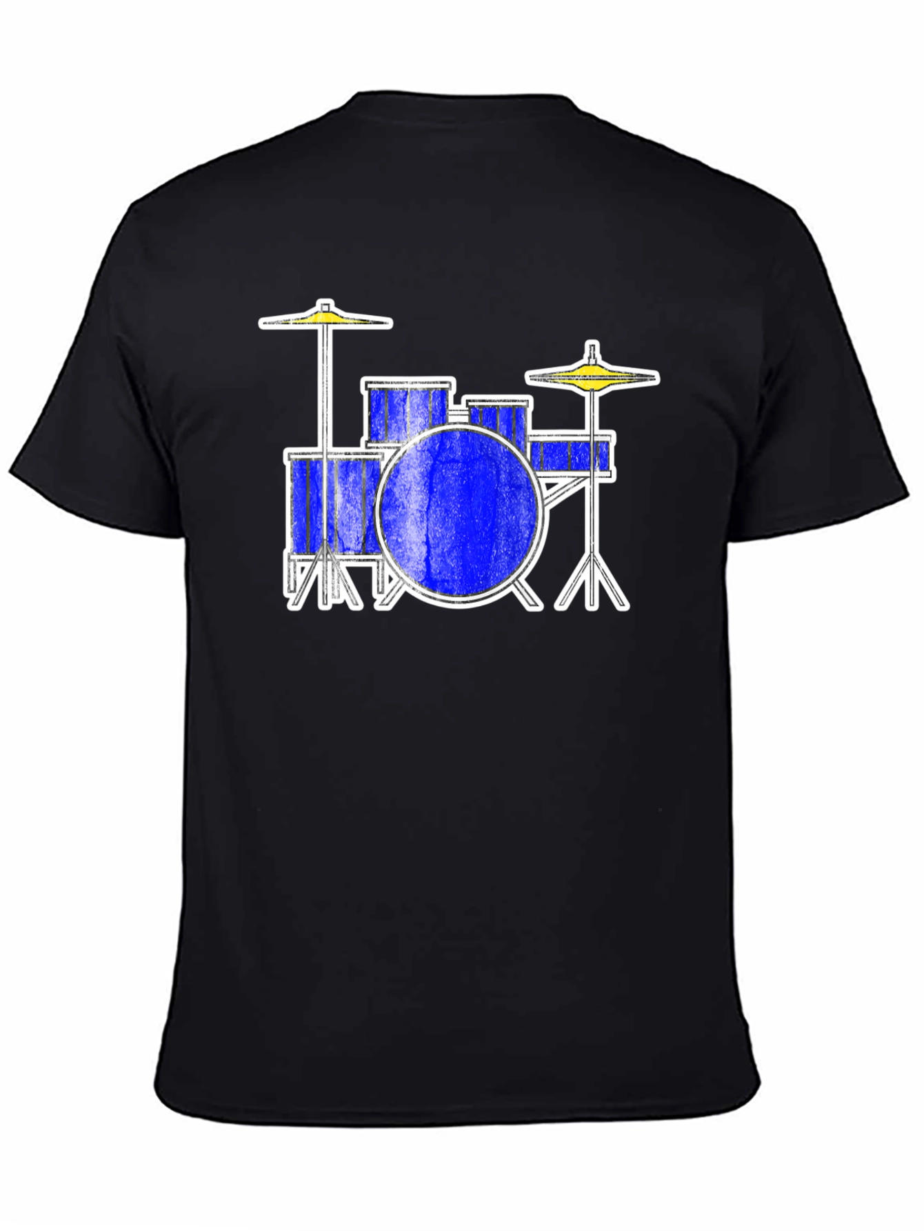 Drum Set Graphic Tee - Rock and Roll Style