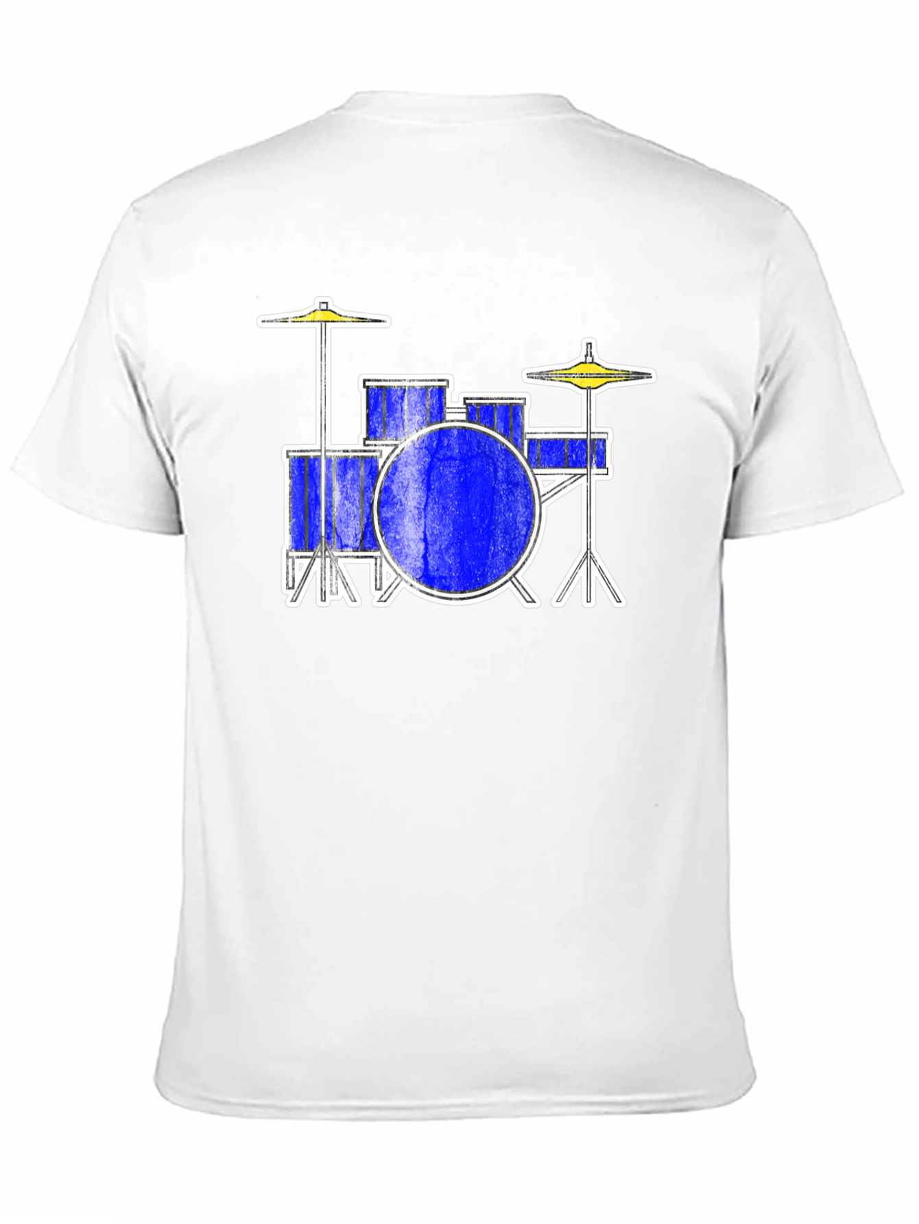 Drum Set Graphic Tee - Rock and Roll Style