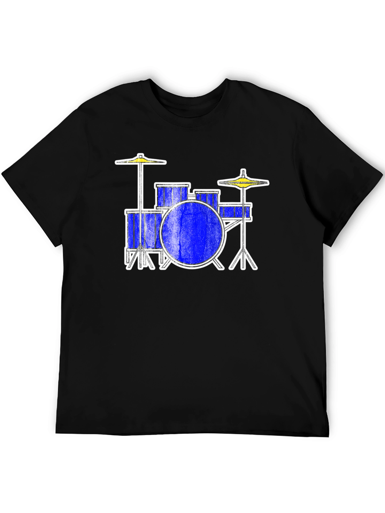 Drum Set Graphic Tee - Rock and Roll Style