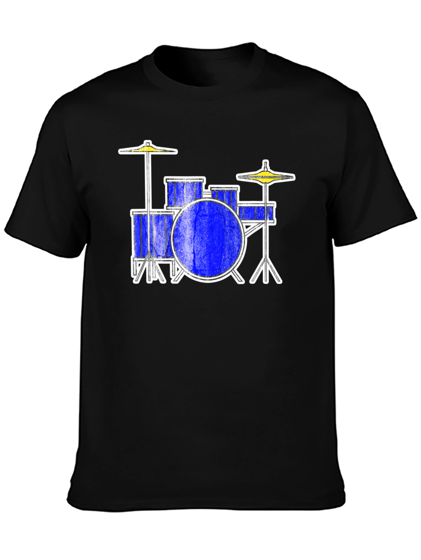 Drum Set Graphic Tee - Rock and Roll Style
