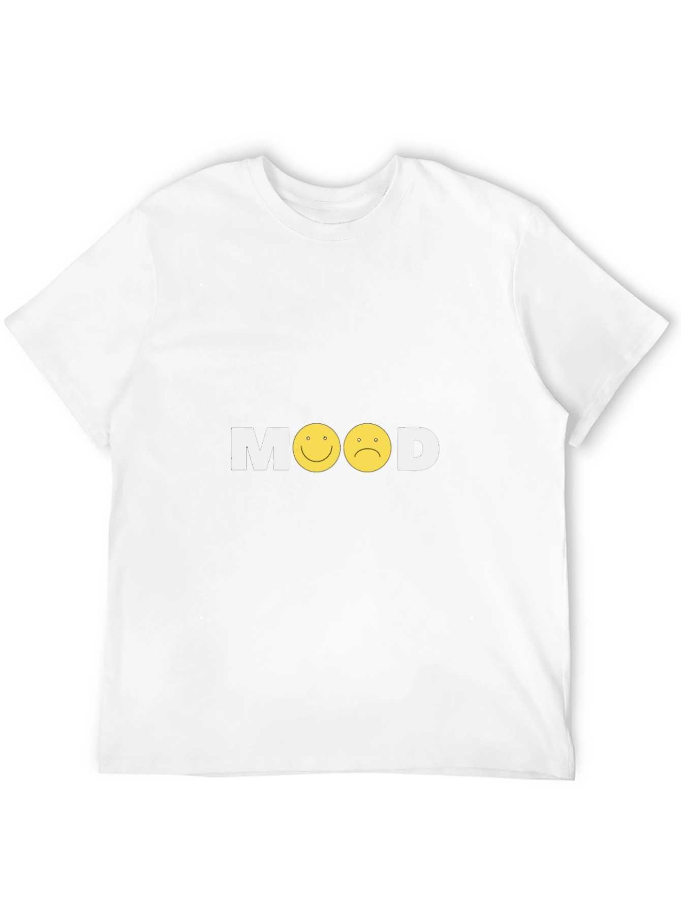 Mood Graphic Tee - Black Casual T-Shirt