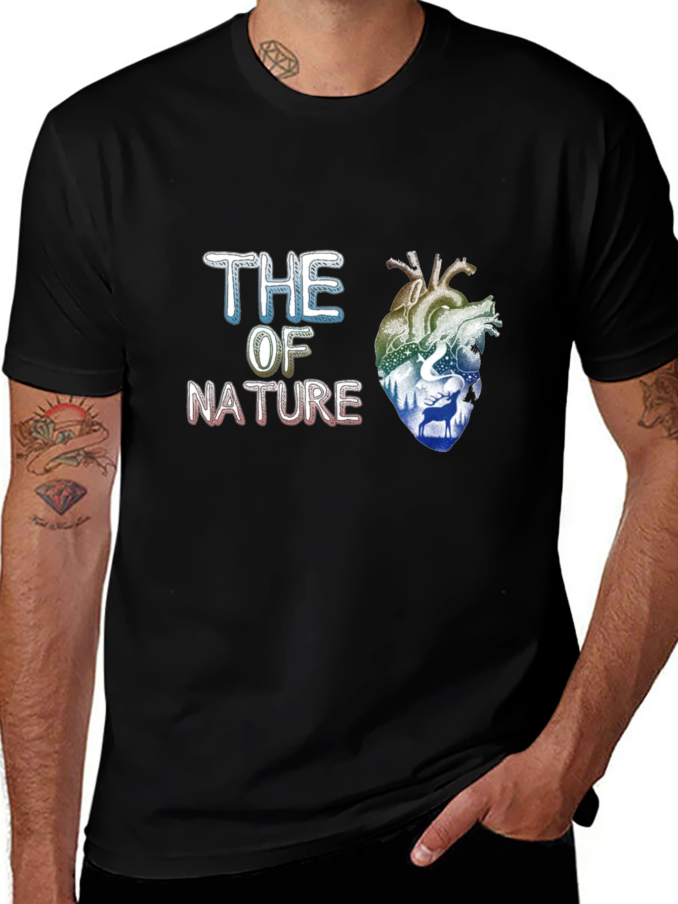The Heart of Nature Graphic T-Shirt