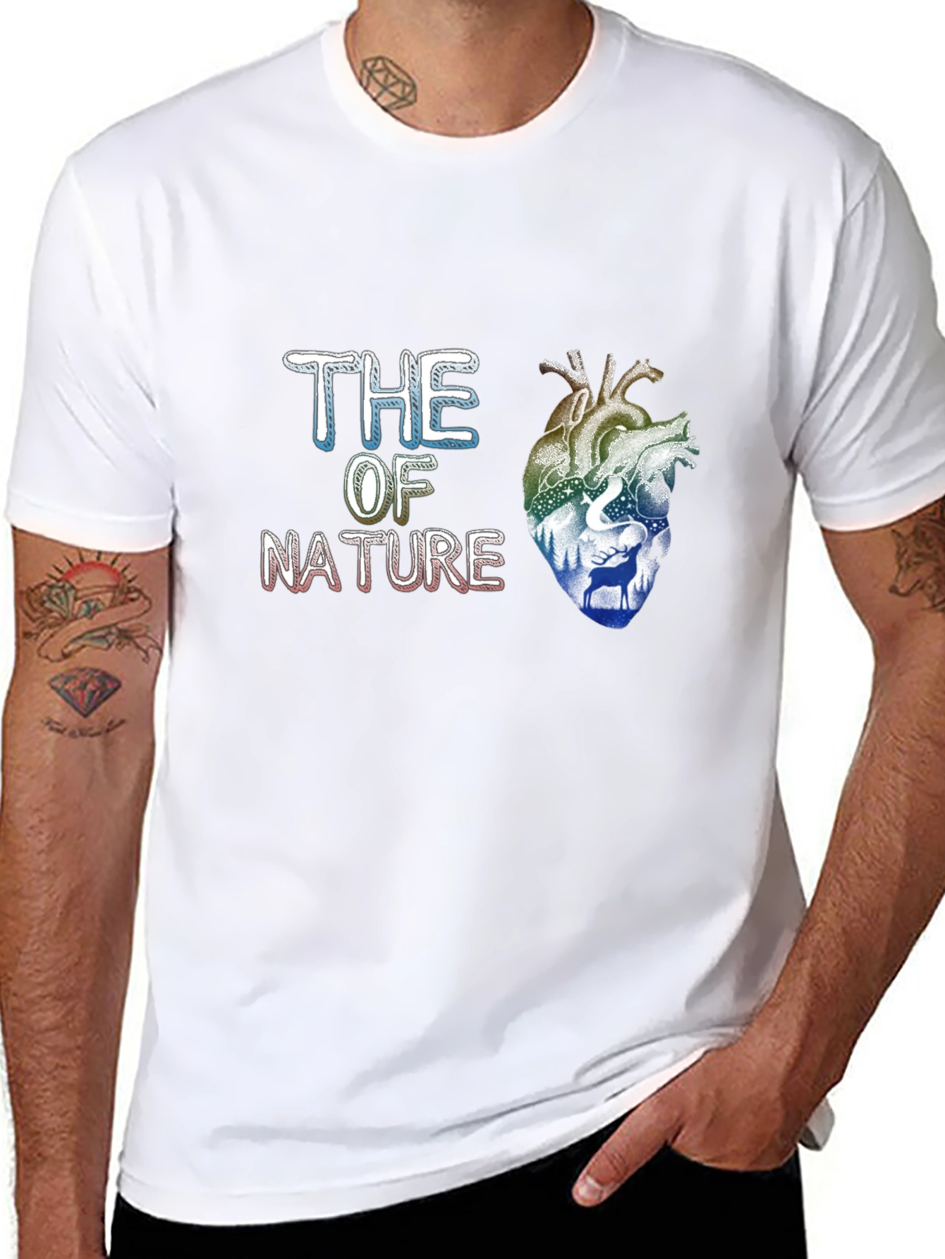 The Heart of Nature Graphic T-Shirt