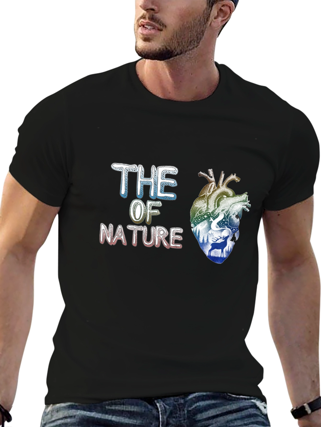 The Heart of Nature Graphic T-Shirt