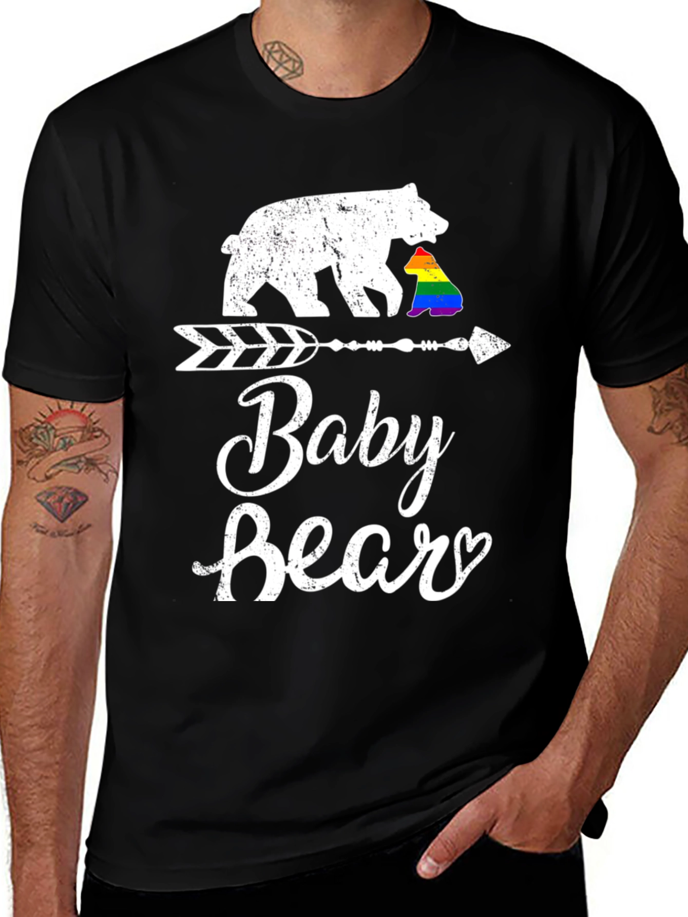 Baby Bear LGBTQ+ Pride Graphic T-Shirt