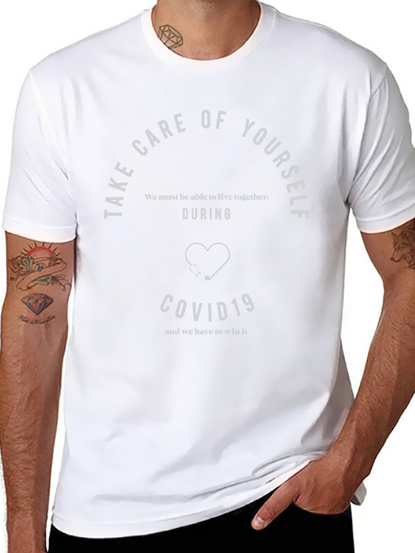 Take Care COVID-19 Awareness T-Shirt