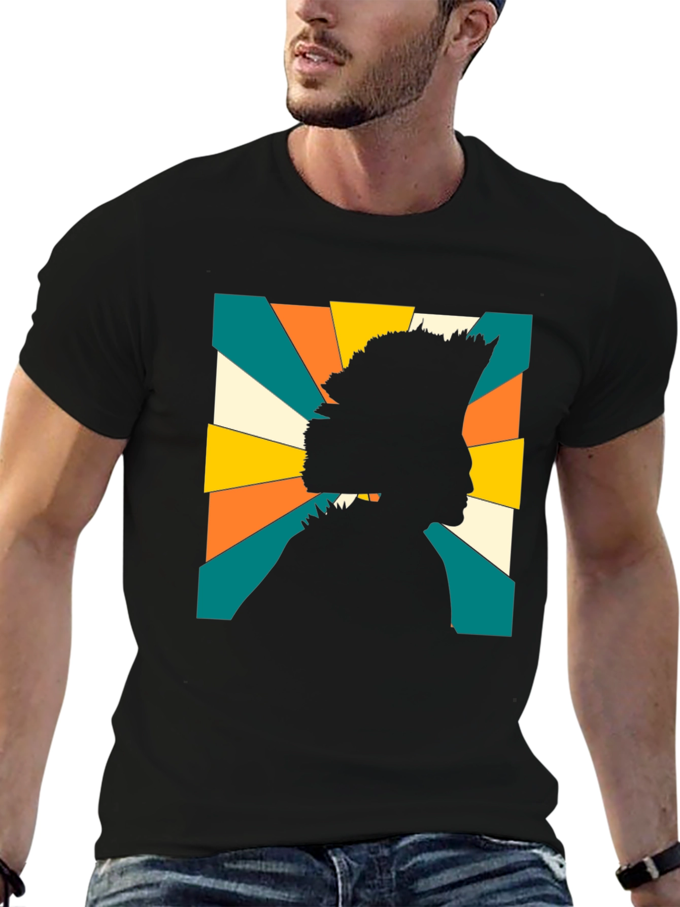 Retro Silhouette Graphic T-Shirt