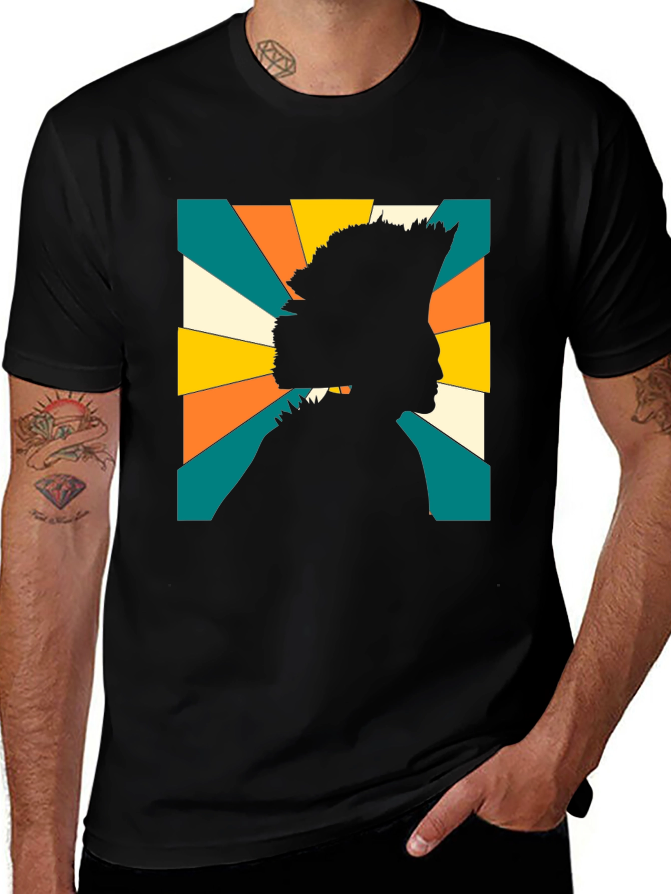 Retro Silhouette Graphic T-Shirt