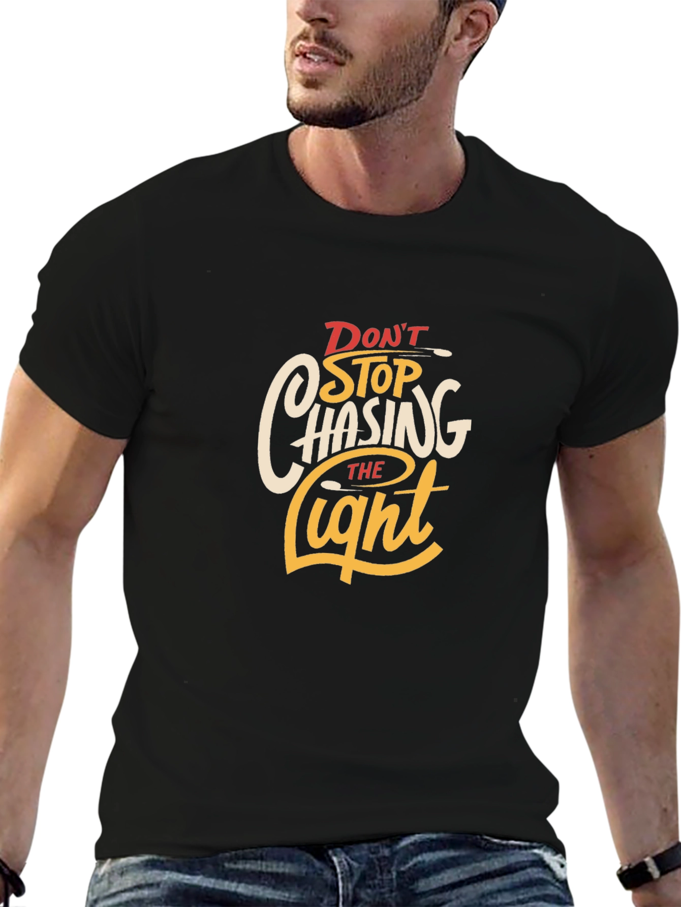Dont Stop Chasing the Light Graphic Tee