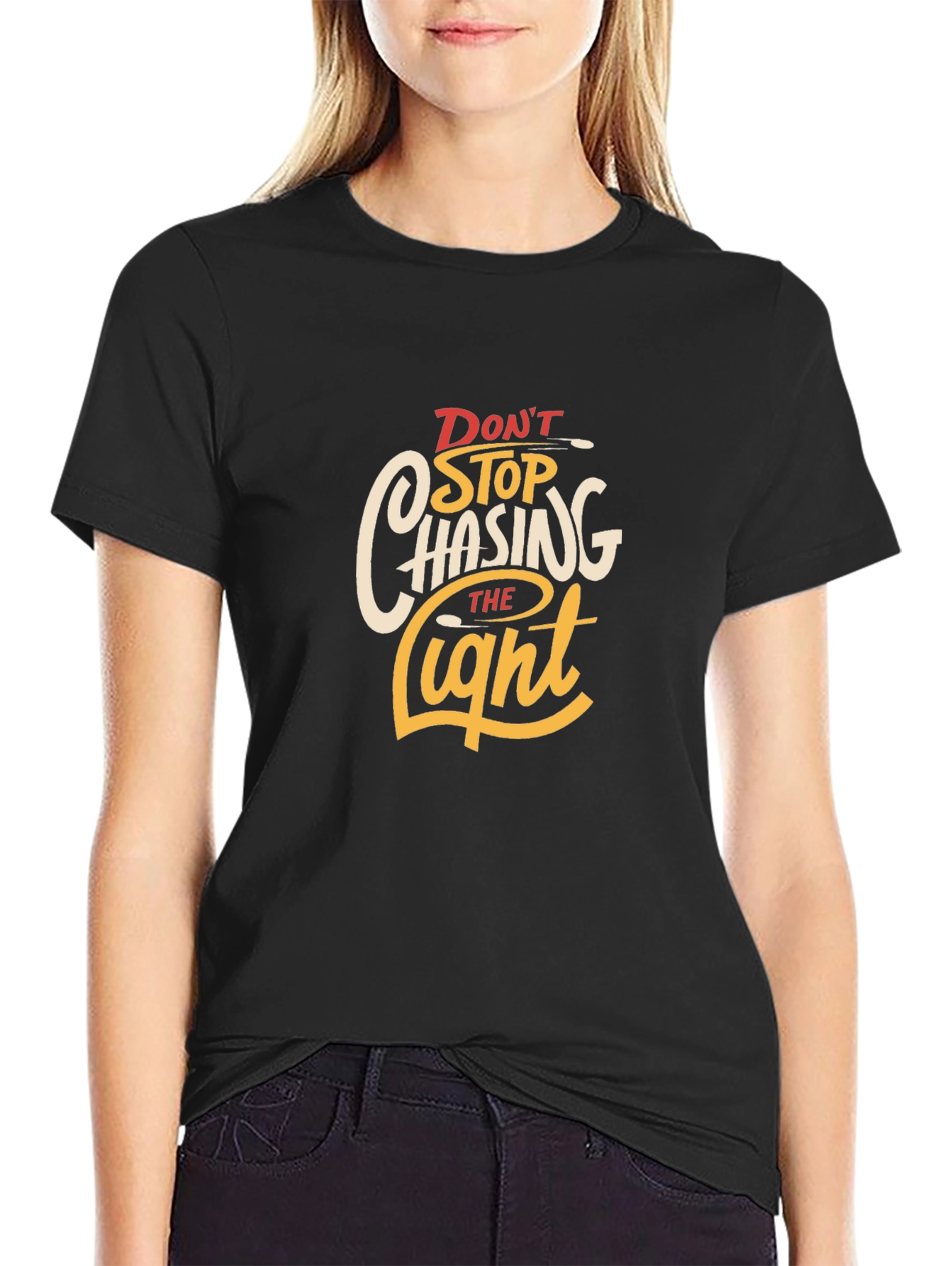 Dont Stop Chasing the Light Graphic Tee