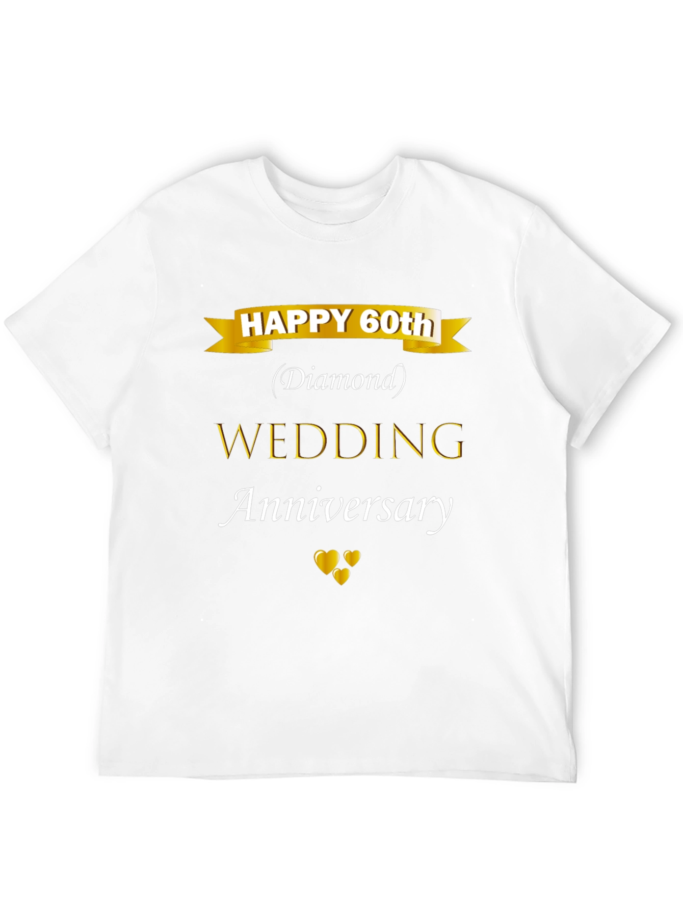 60th Diamond Wedding Anniversary T-Shirt