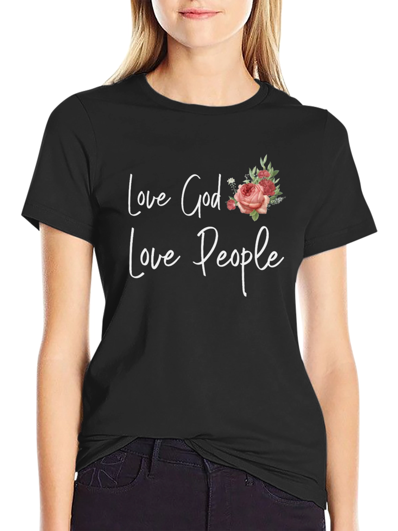 Love God Love People Graphic Tee