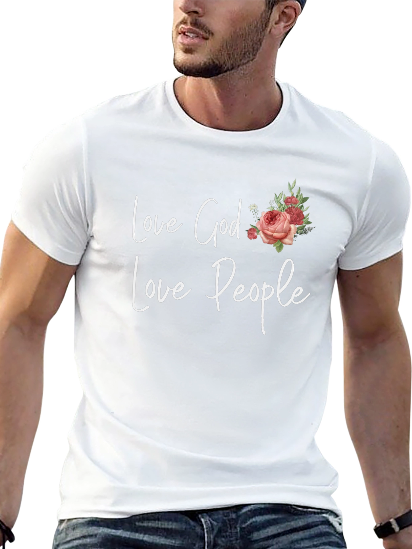 Love God Love People Graphic Tee