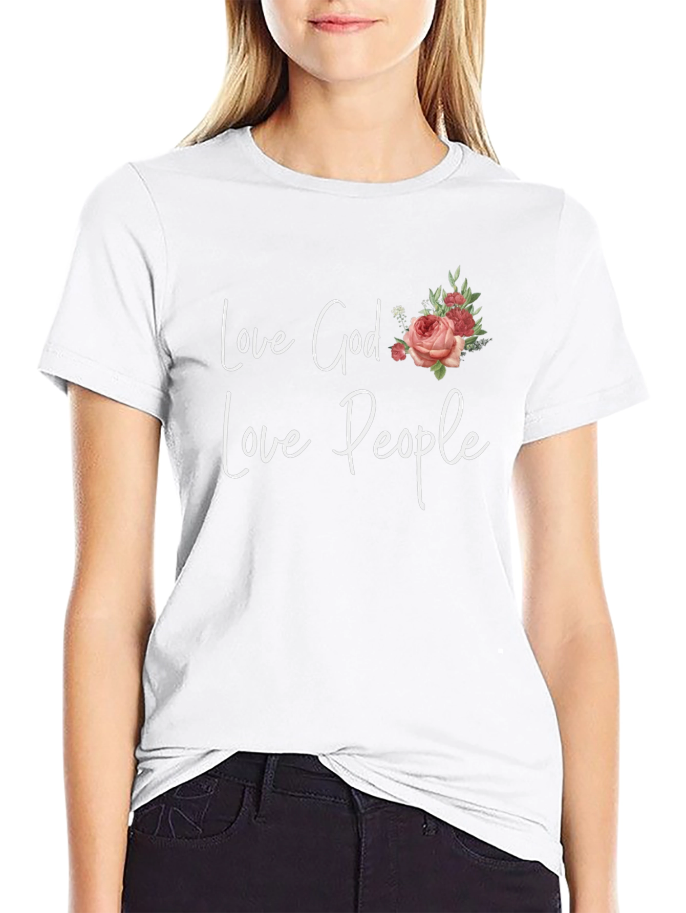 Love God Love People Graphic Tee