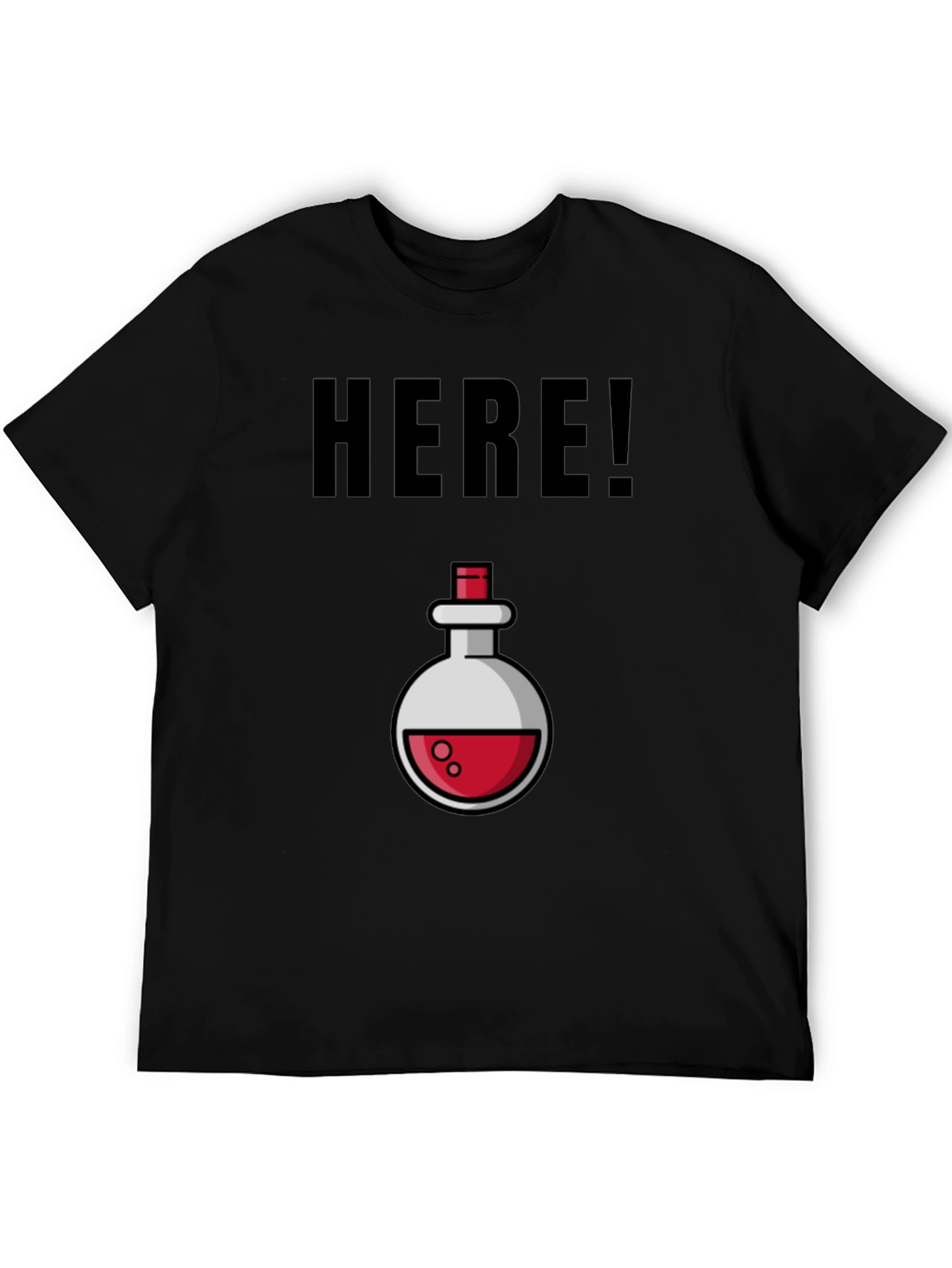 Potion Here! Black Graphic Tee