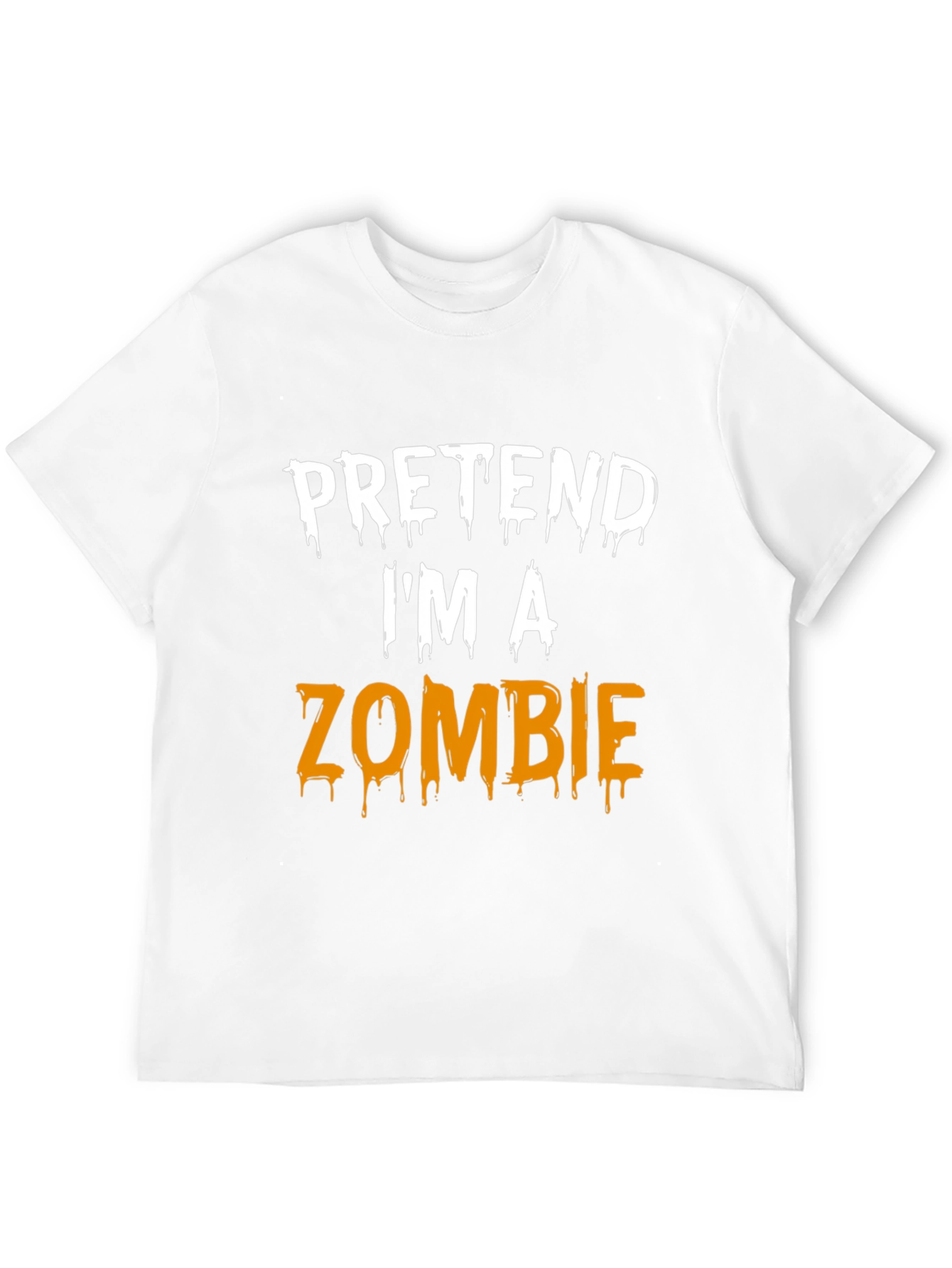 Pretend Im A Zombie Funny Halloween T-Shirt