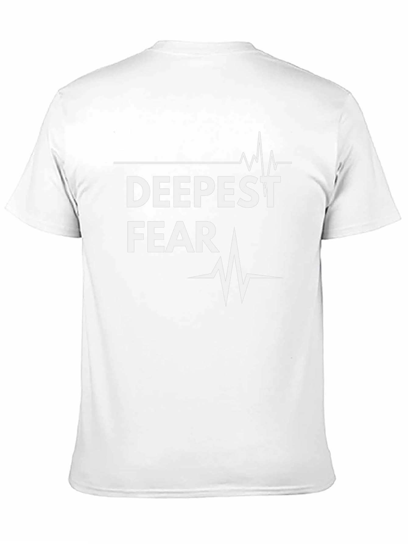 Deepest Fear Heartbeat Graphic T-Shirt - Black