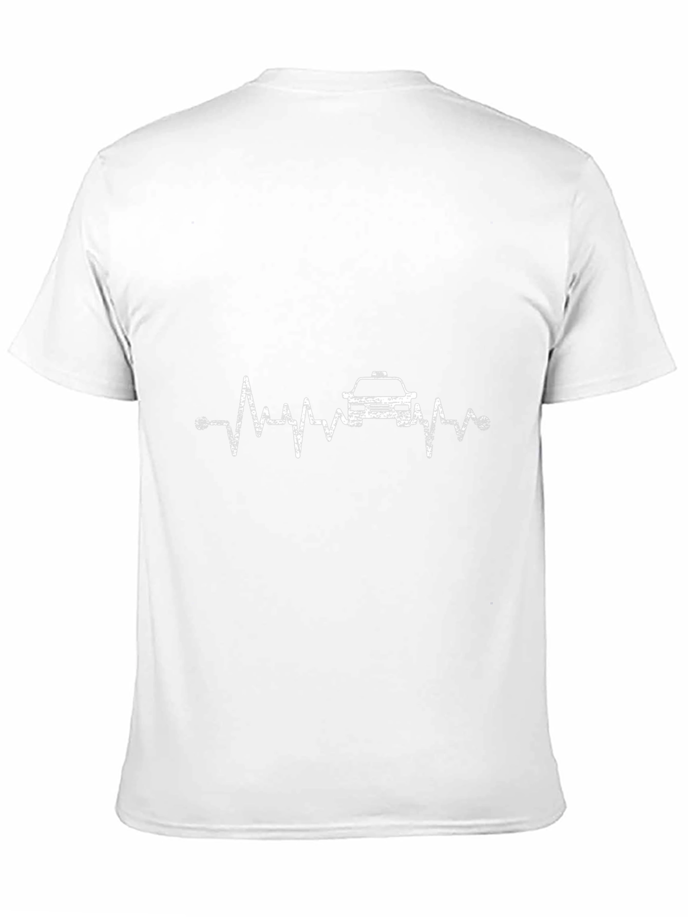 Taxi Heartbeat T-Shirt - Black Graphic Tee