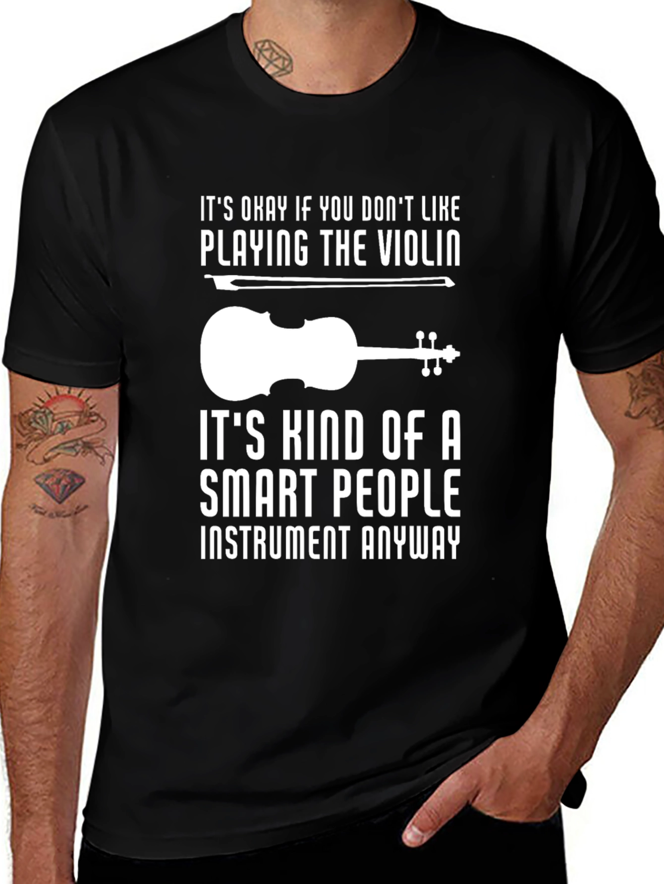 Smart People Violin T-Shirt