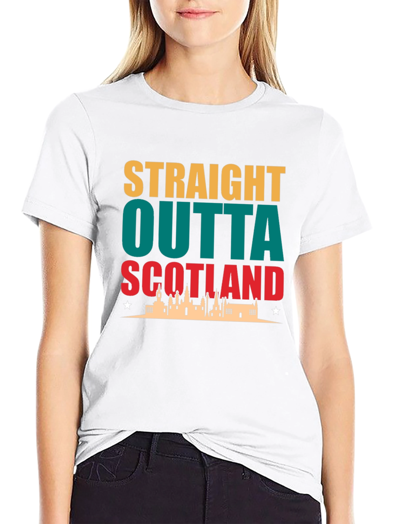 Straight Outta Scotland Graphic T-Shirt
