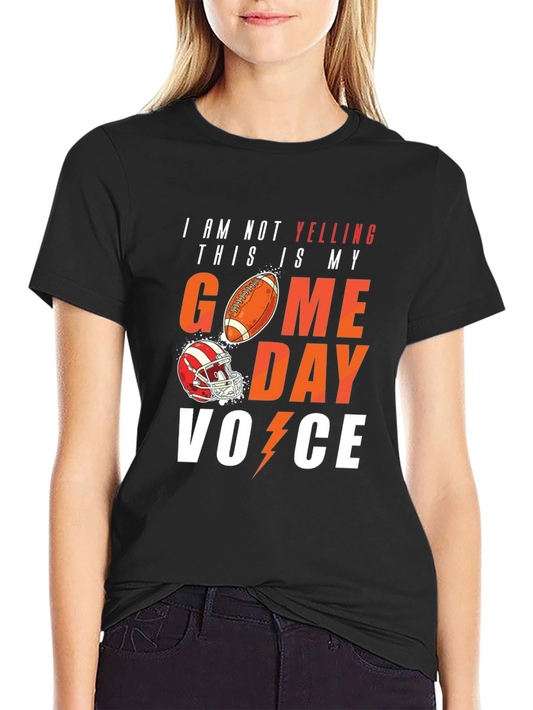 Game Day Voice T-Shirt - Football Fan Tee