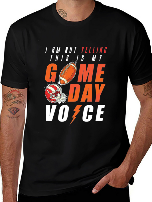 Game Day Voice T-Shirt - Football Fan Tee