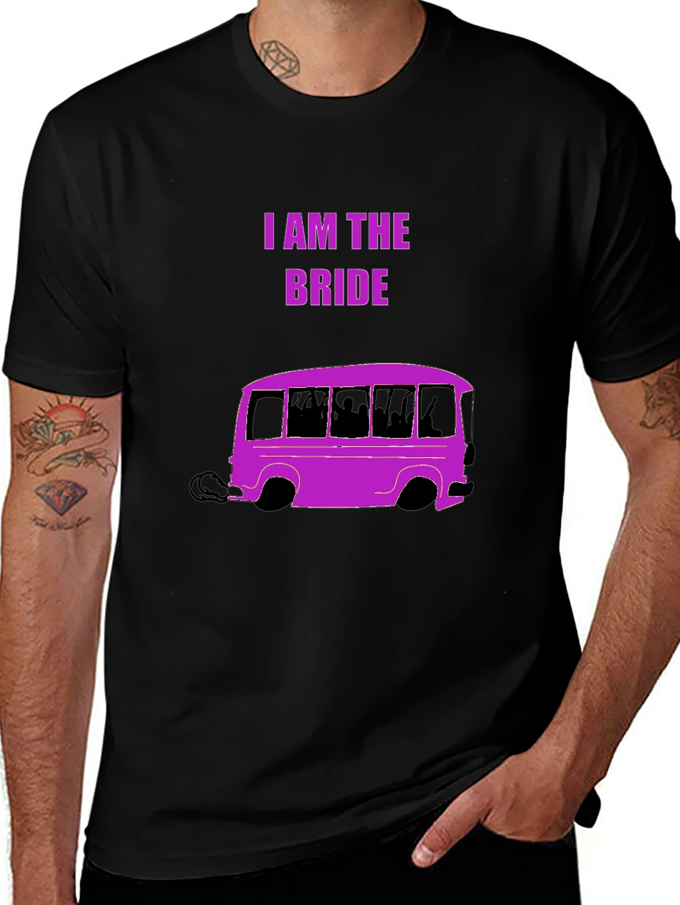 I Am The Bride Party Bus T-Shirt
