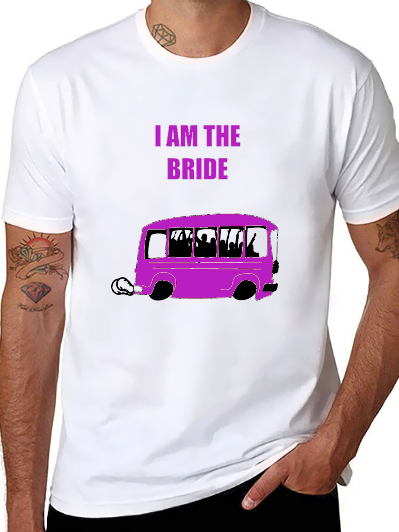 I Am The Bride Party Bus T-Shirt