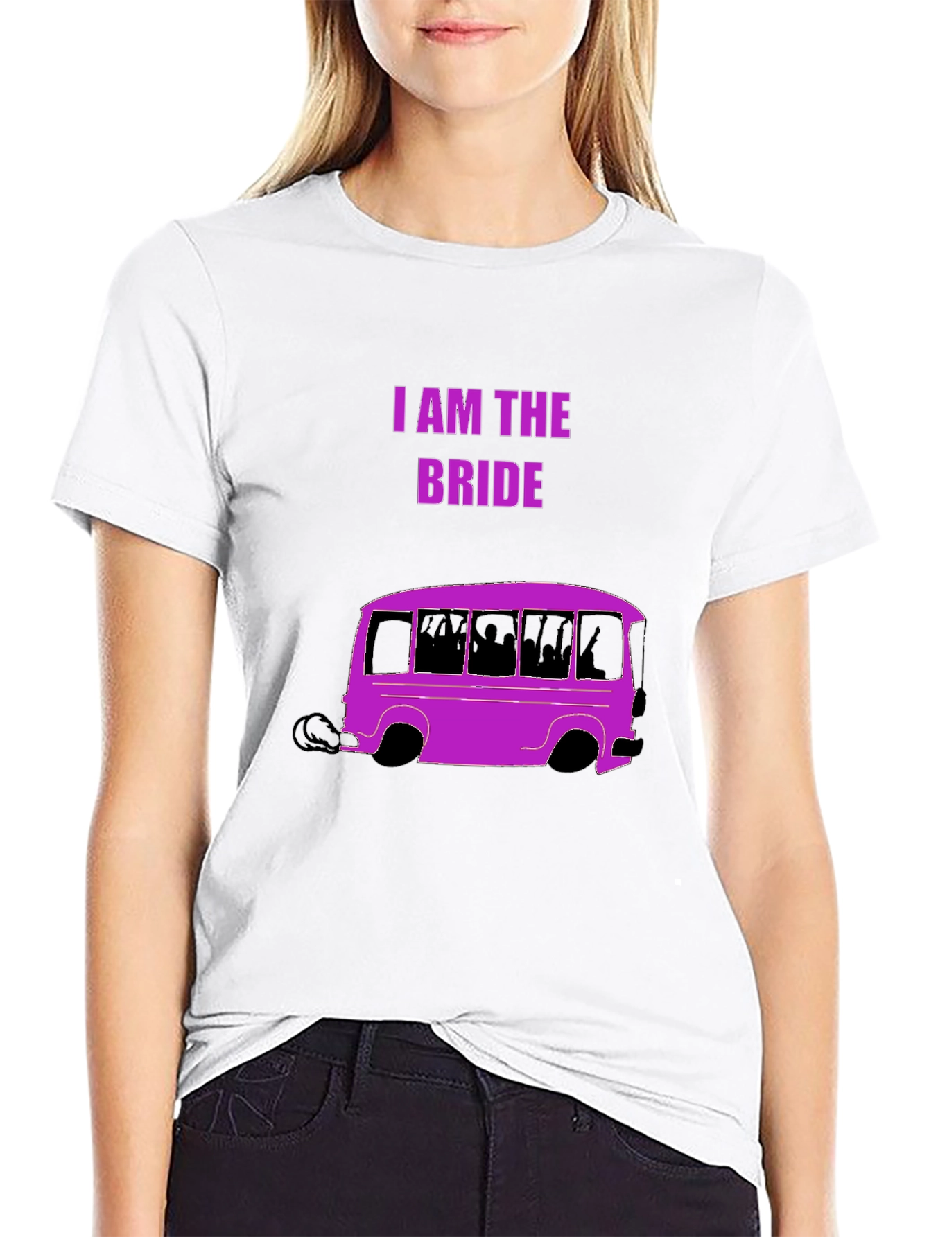 I Am The Bride Party Bus T-Shirt