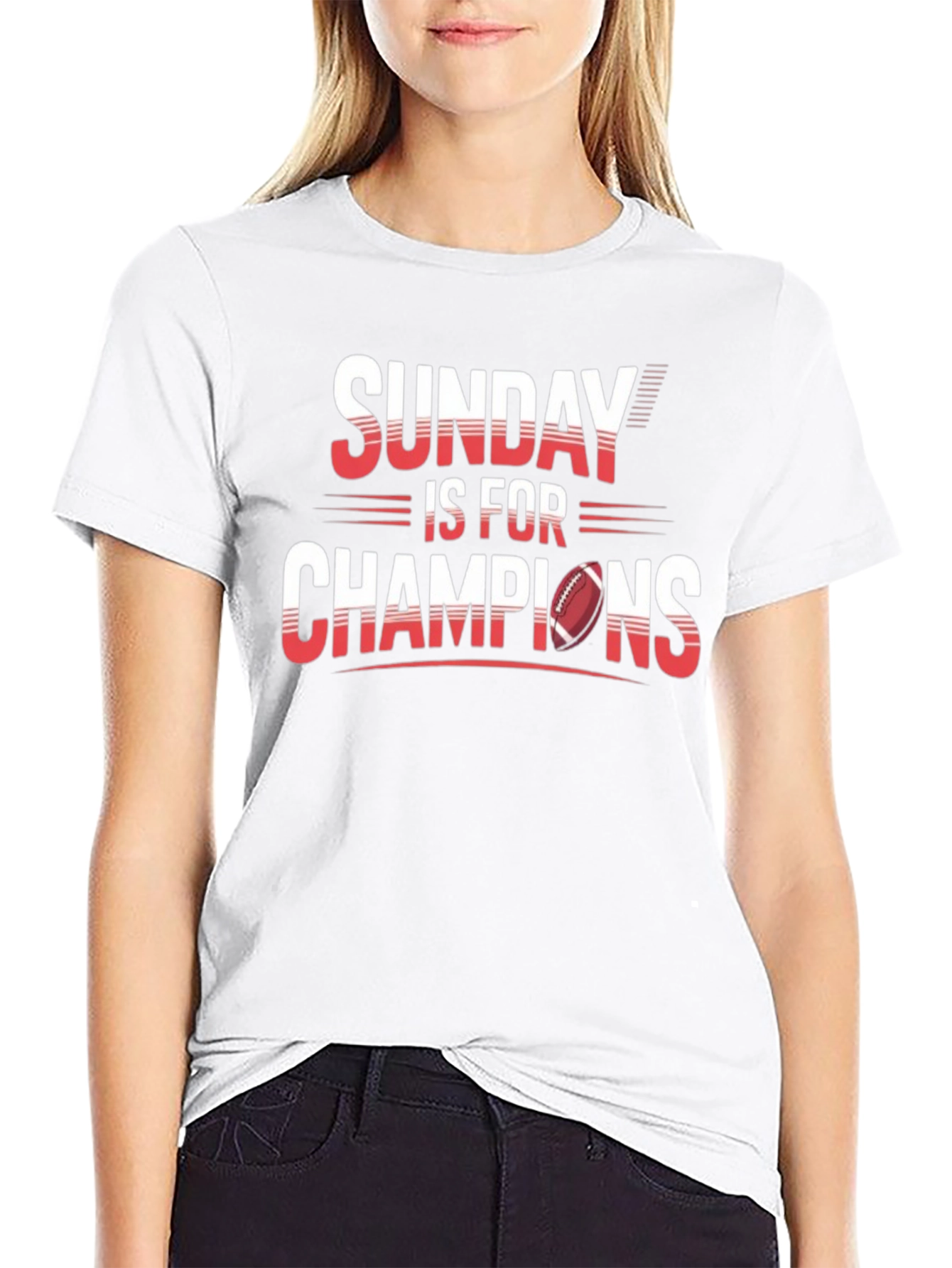 Sunday Is For Champions Graphic T-Shirt