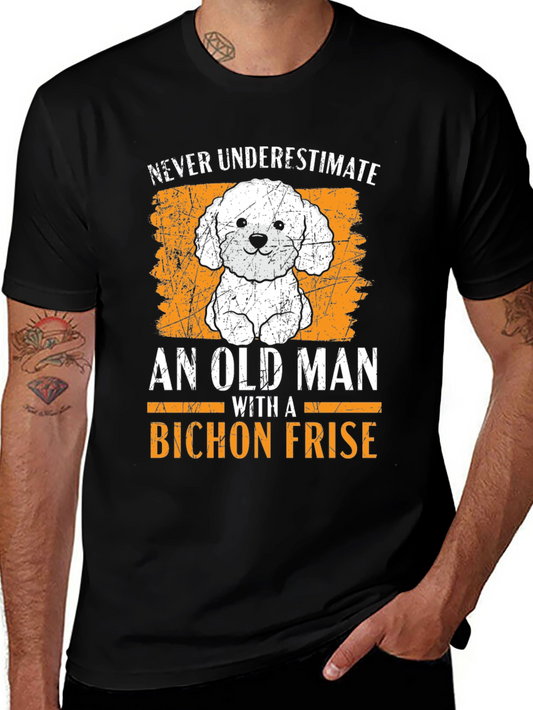 Bichon Frise Old Man T-Shirt