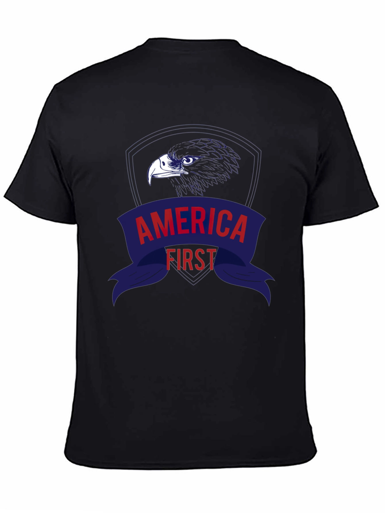 America First Eagle Graphic T-Shirt