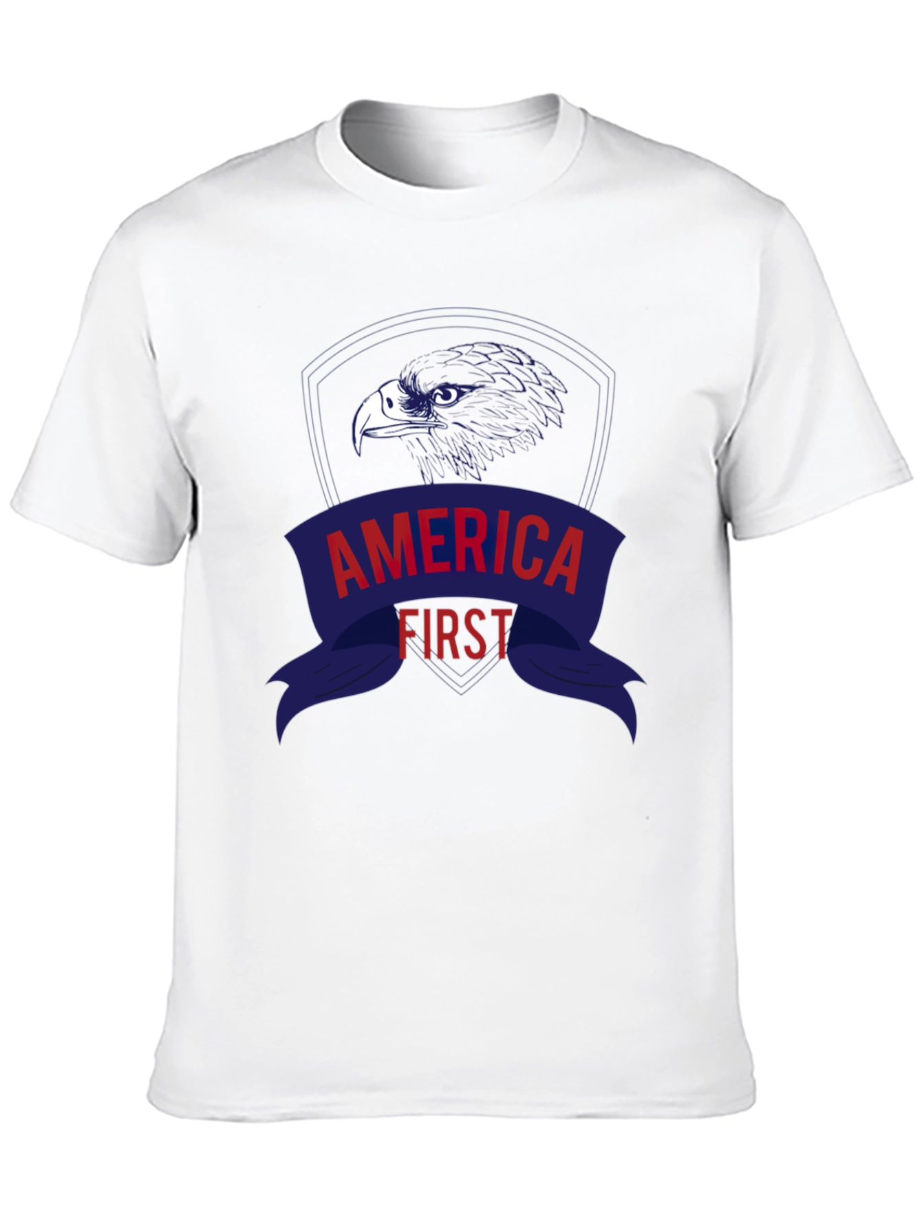 America First Eagle Graphic T-Shirt